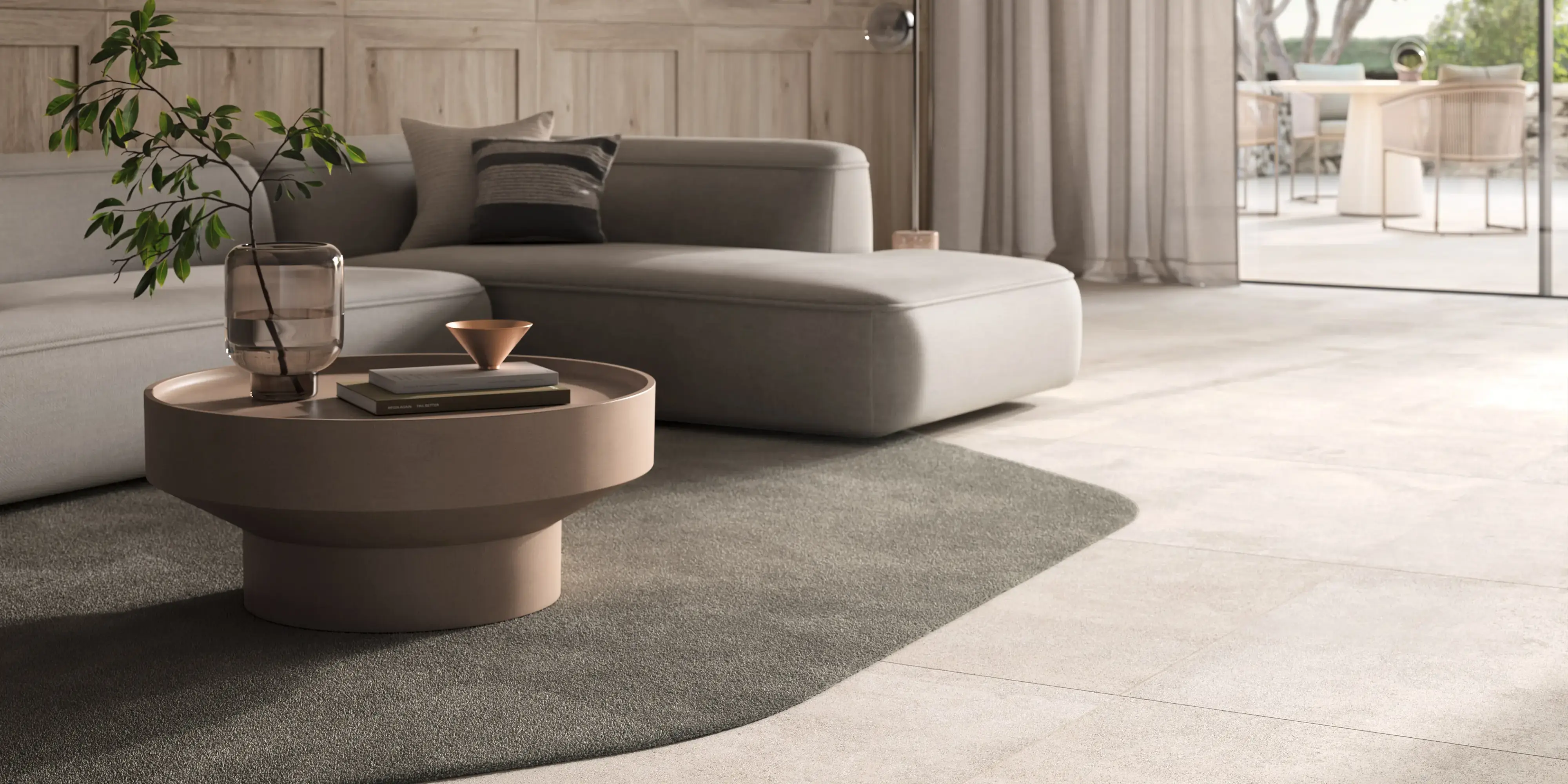 01P Feinsteinzeug Fliesen Gepadi Mondo 100X100 6012 Beige Matt 95076 009 02