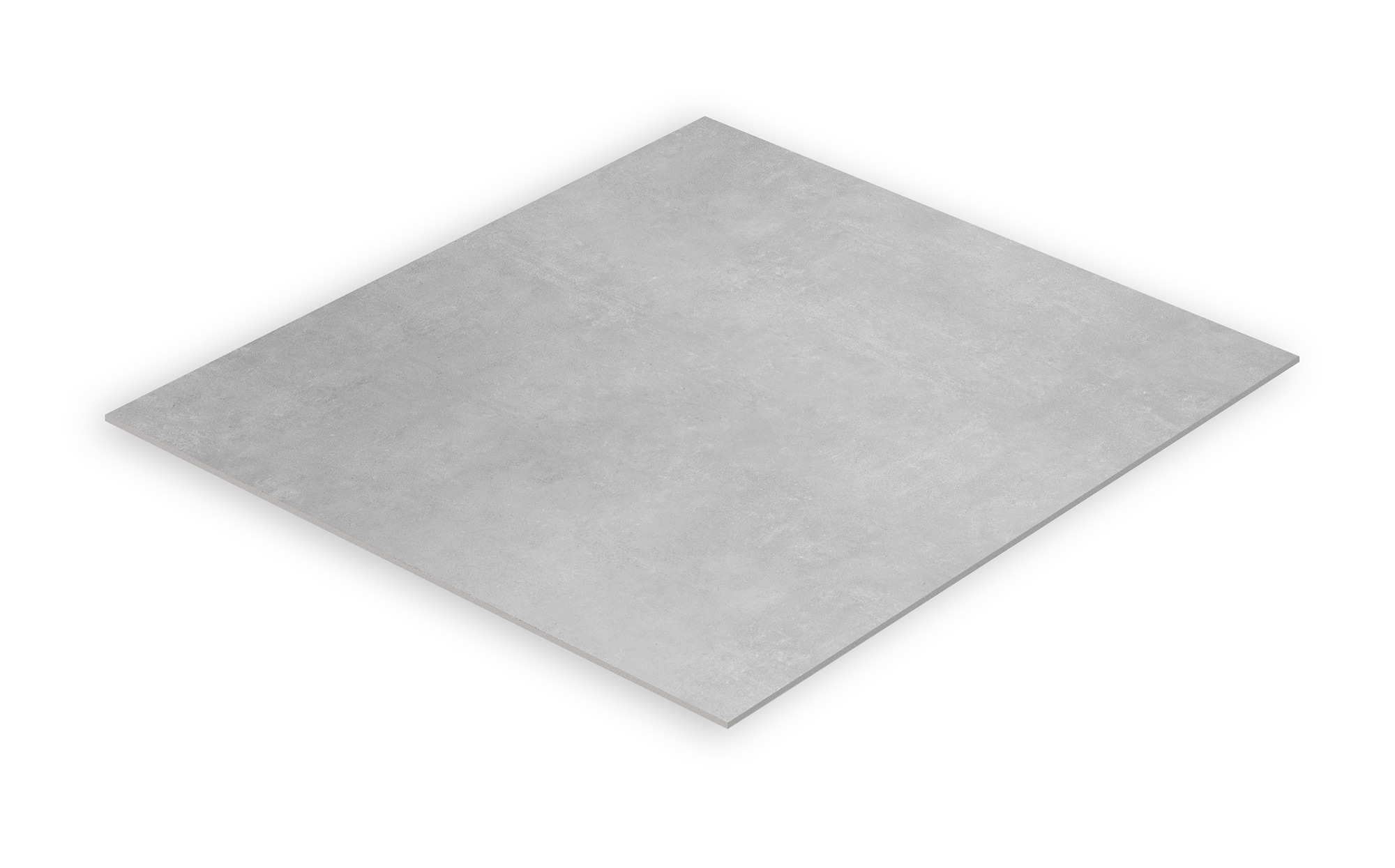 Feinsteinzeug Boden- und Wandfliese 100 x 100 cm hellgrau matt