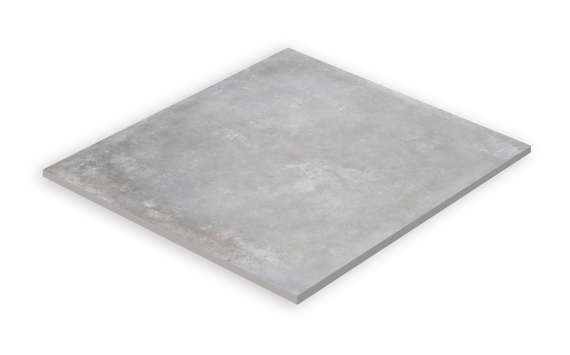 Feinsteinzeug Garten- und Terassenplatte 100 x 100 x 2 cm grau matt