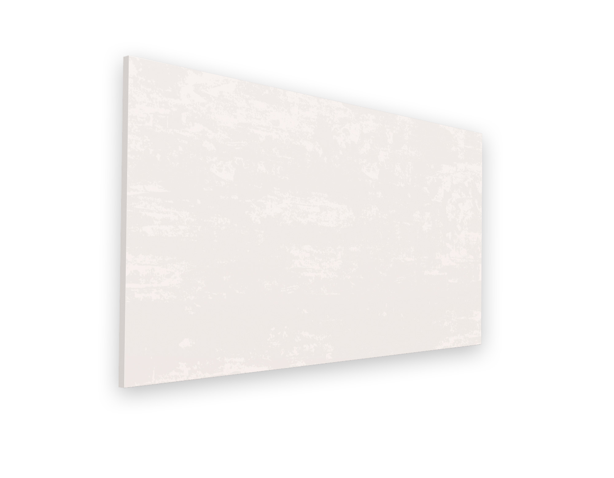 Steingut Wandfliese 30 x 60 cm Beton weiß silk