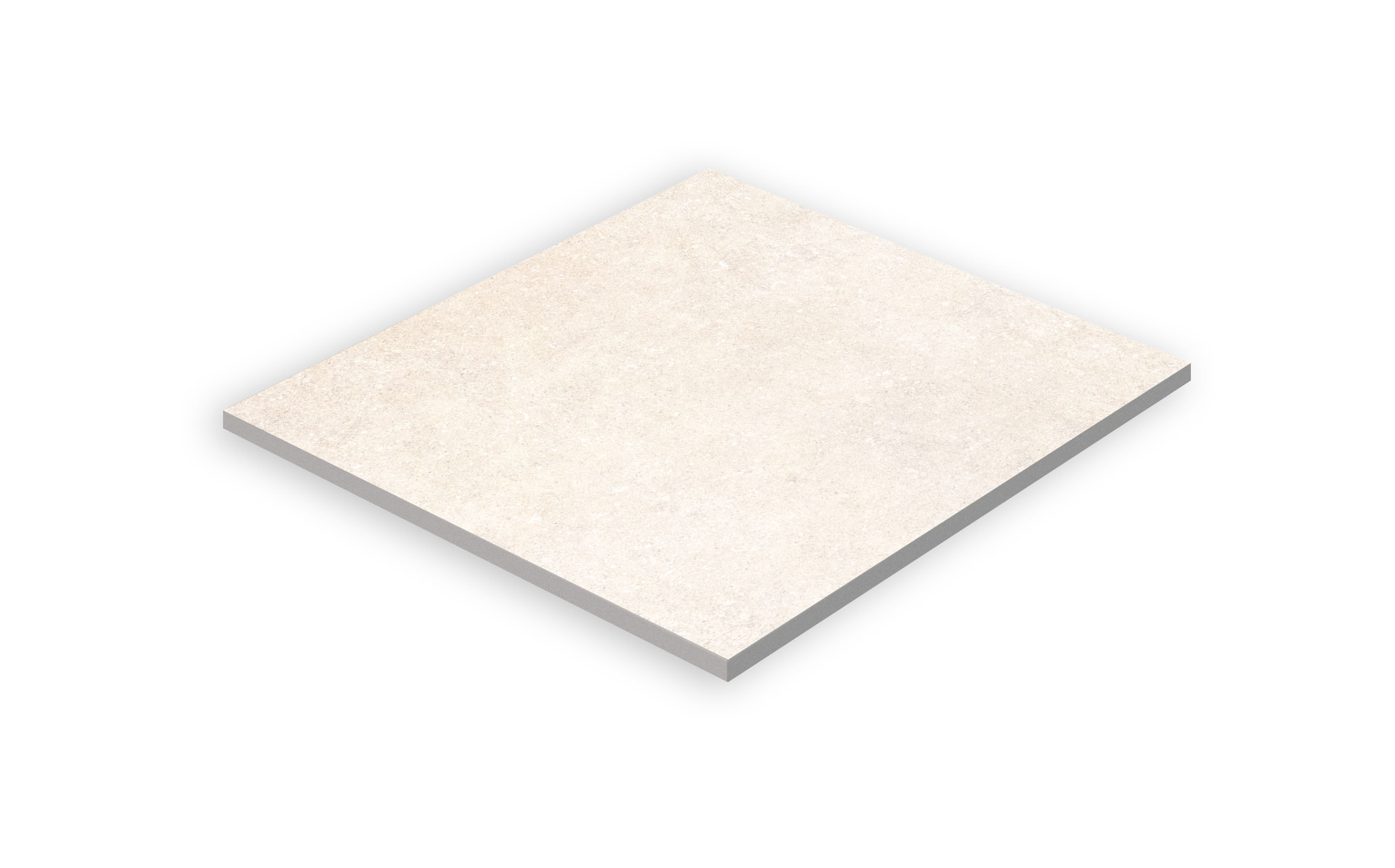 Feinsteinzeug Garten- und Terrassenplatte 60 x 60 x 2 cm sandbeige matt