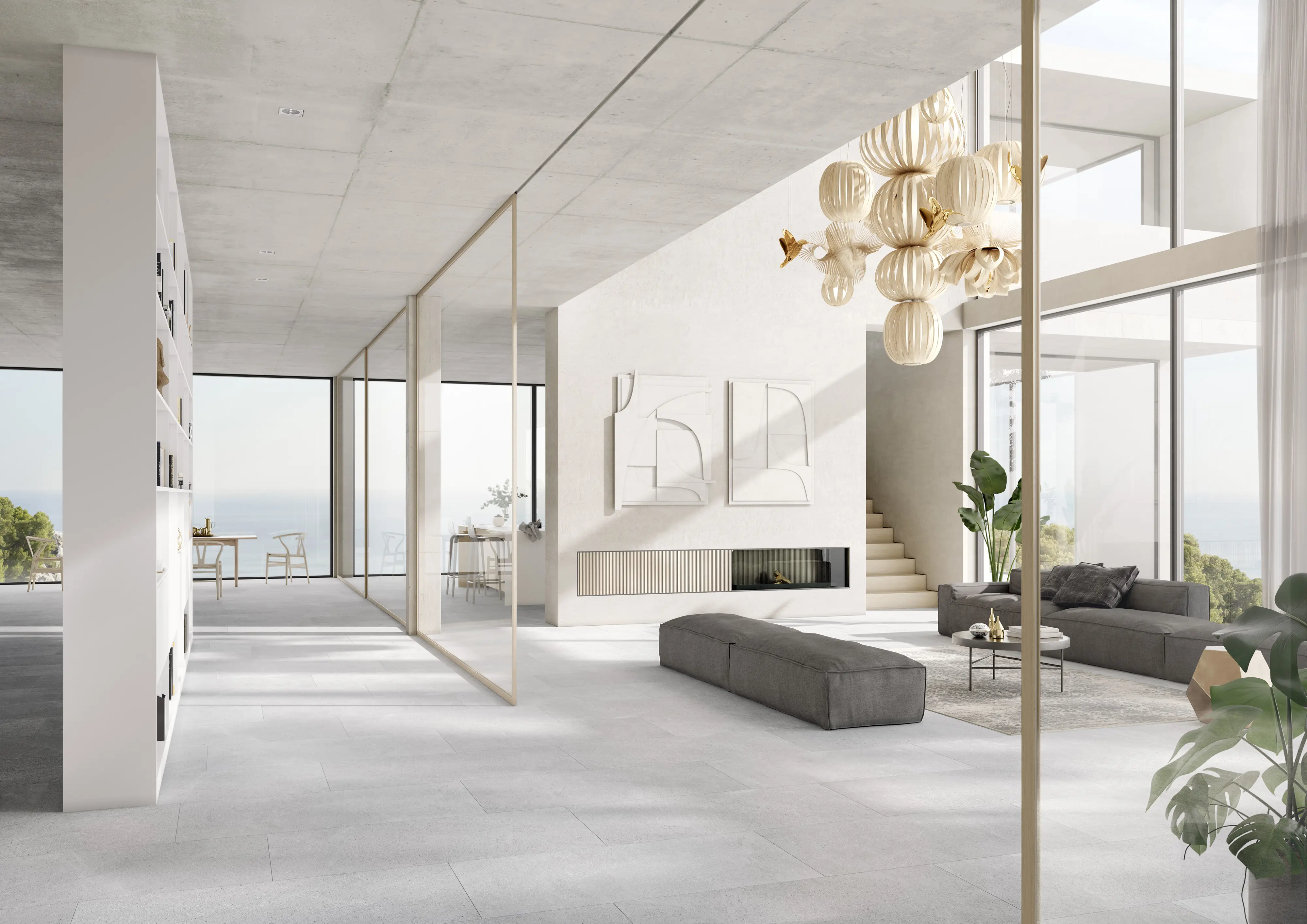 01 Feinsteinzeug Fliesen Gepadi Nexos Stone 60X120 4972 Grau Matt 95056 014 01