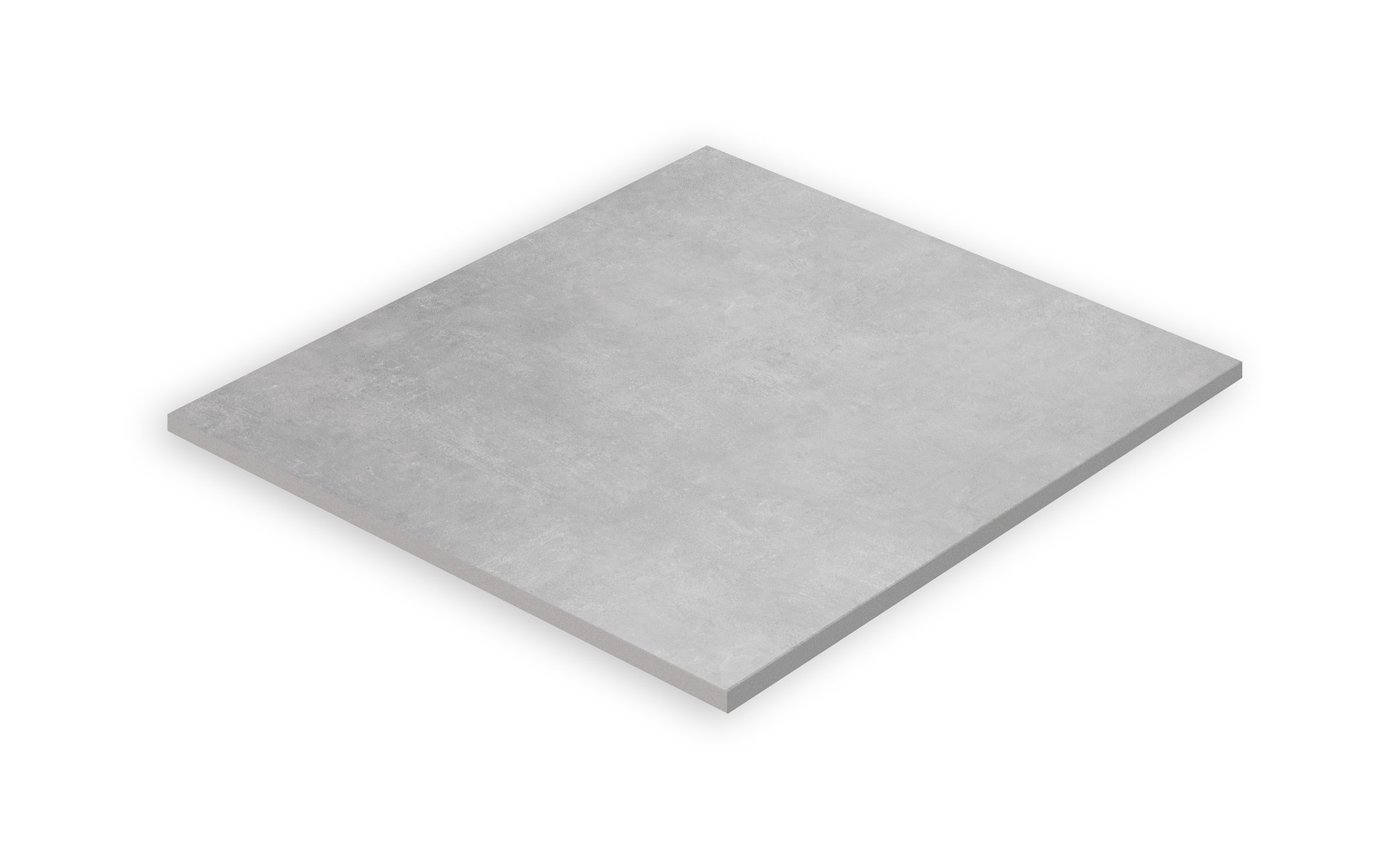 Feinsteinzeug Garten- und Terassenplatte 80 x 80 x 2 cm hellgrau matt