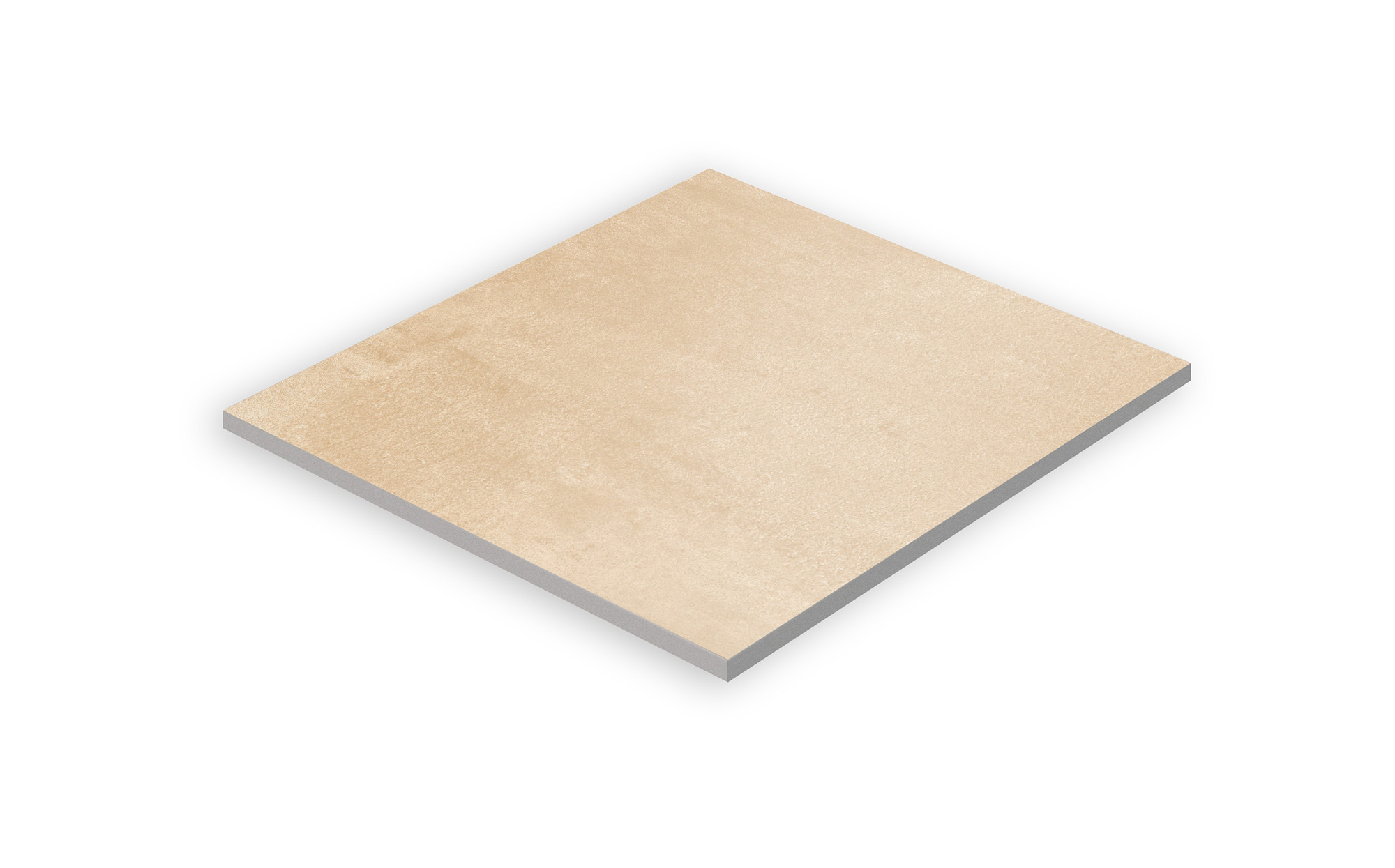 Feinsteinzeug Garten- und Terassenplatte 60 x 60 x 2 cm beige matt