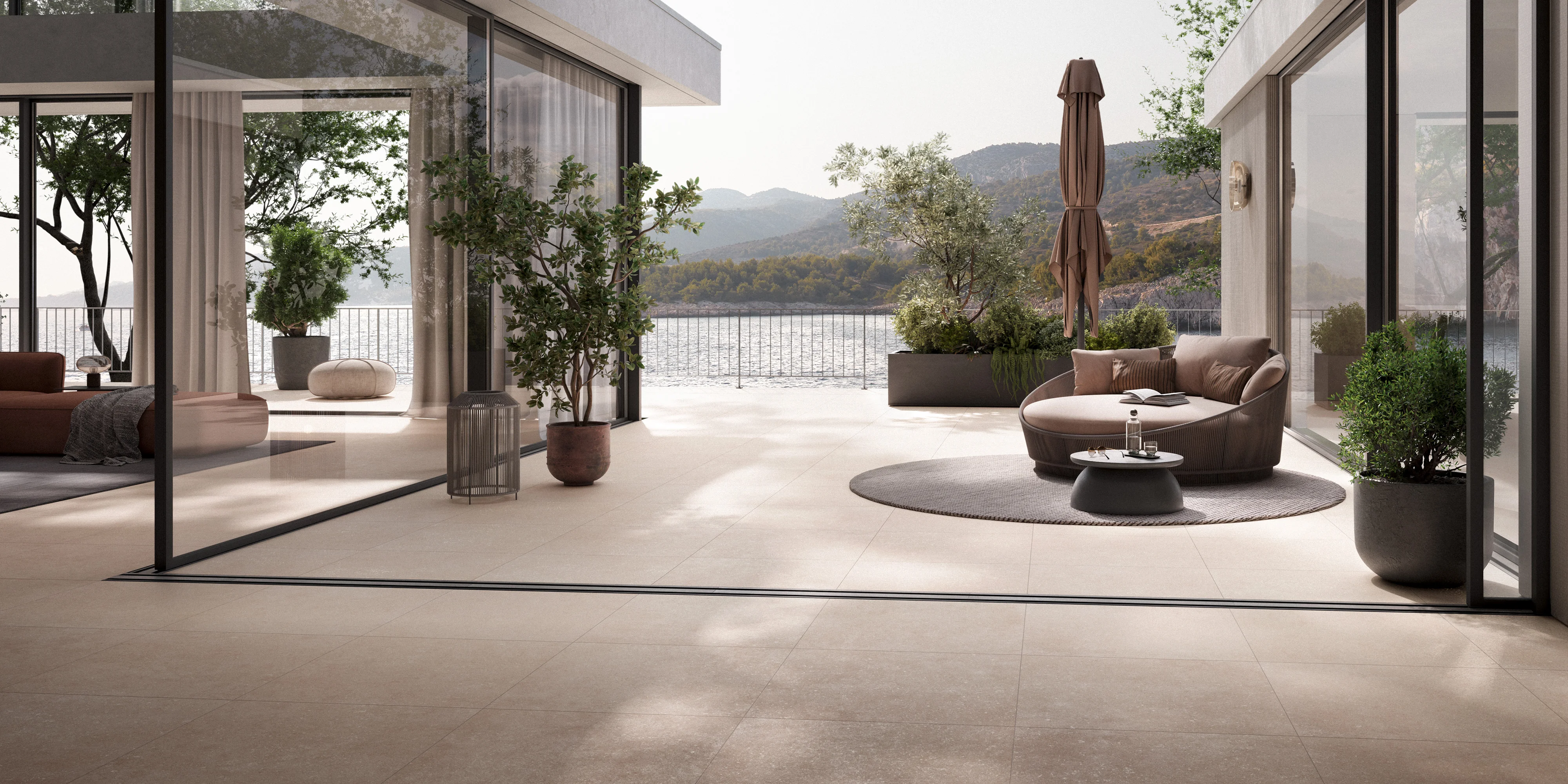 01P Gartenplatte Gepadi Sonio 20 60X60x2 1712 Sandbeige Matt 95073 005 01