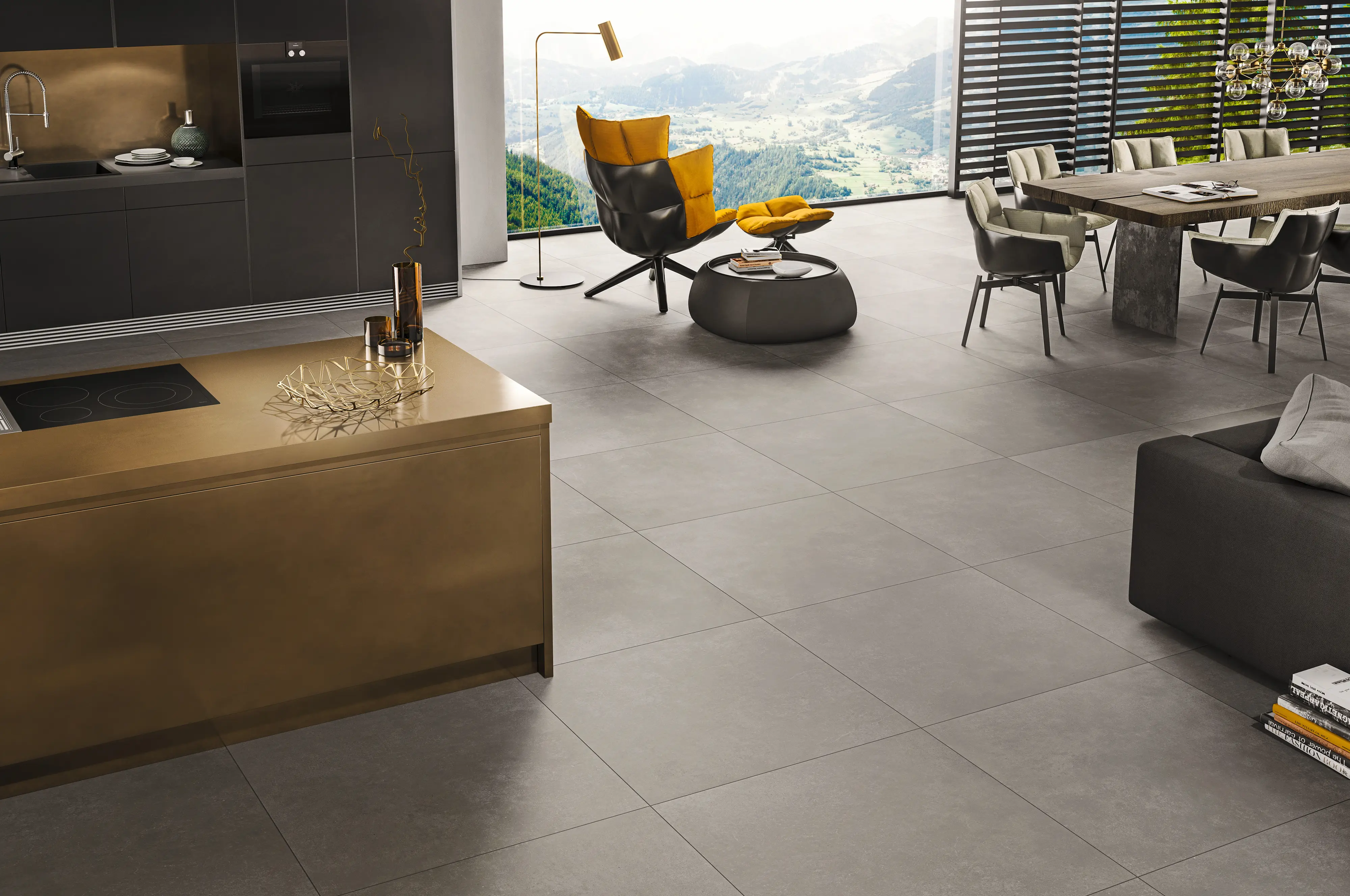 01 Feinsteinzeug Fliesen Gepadi Gentle 60X60 3581 Anthrazit Matt 95038 020 02