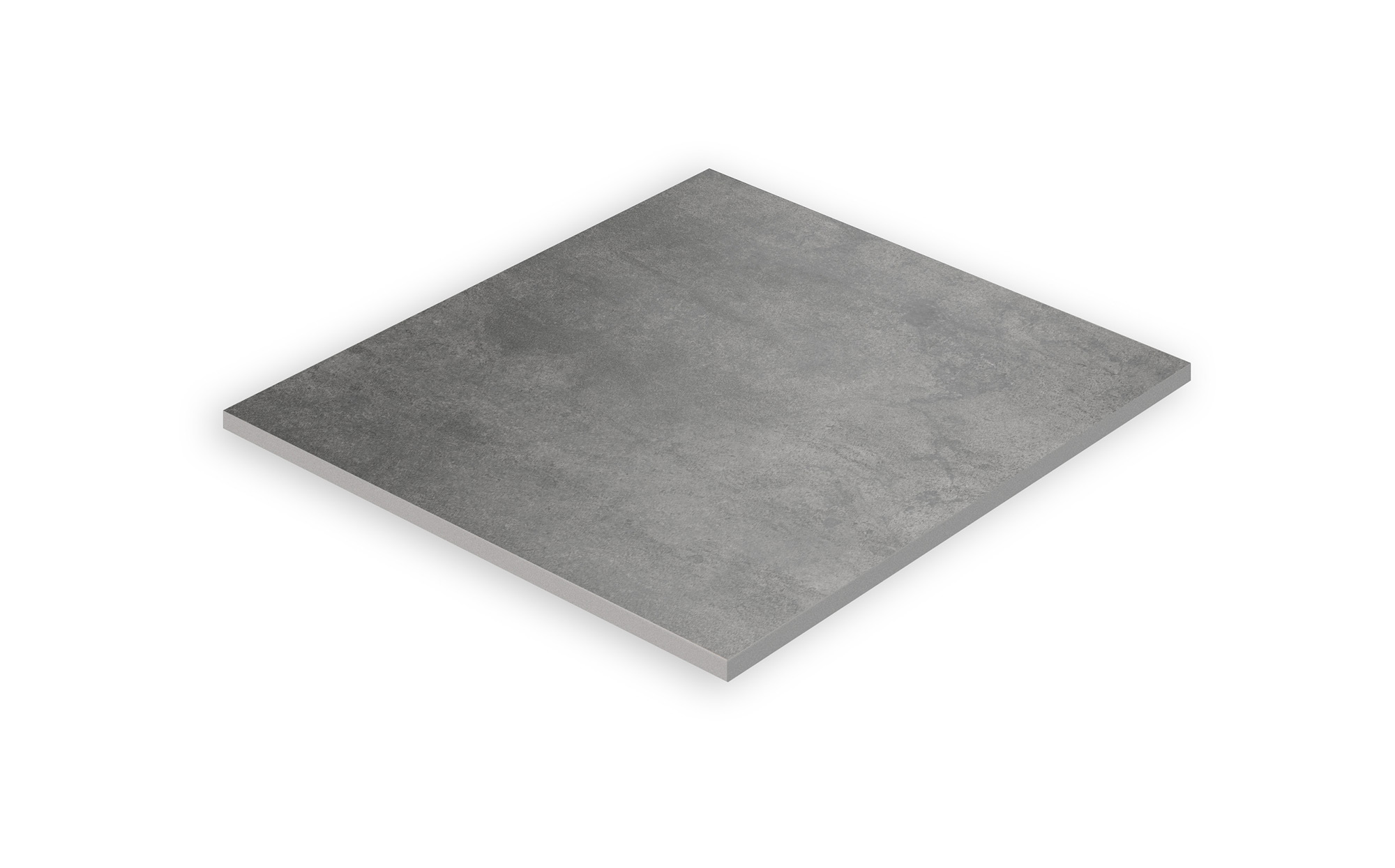 Feinsteinzeug Garten- und Terassenplatte 60 x 60 x 2 cm dunkelgrau matt